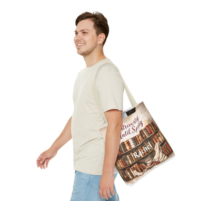 Personalized Introvert Tote Bag - Book Lover's Accessory, Everyday Use, Literary Gift, Spring Vibes, Book Club Essentials