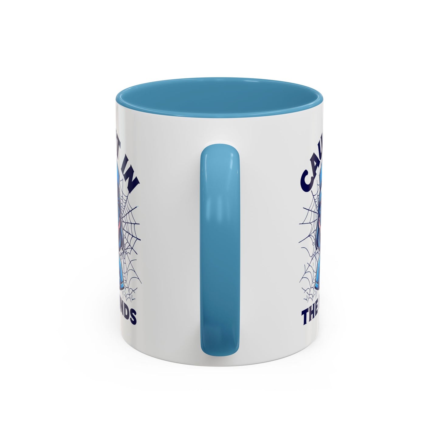 Nurse Coffee Mug, Cute Nursing Gift, Healthcare Appreciation, Fun Spider Design, Caught in the Rounds Mug