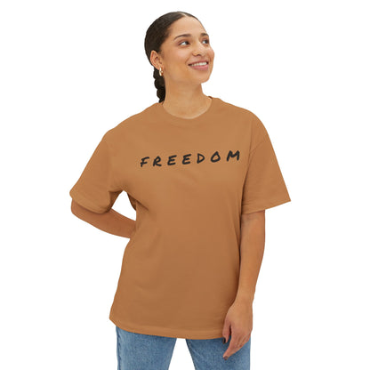 Freedom & Faith Unisex Oversized Tee, Summer Vibes Tee, Casual Gift, Patriotic Apparel, Faith-Based Outfit