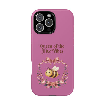 Queen of the Hive Bee Phone Case | Cute Floral Bee iPhone Case
