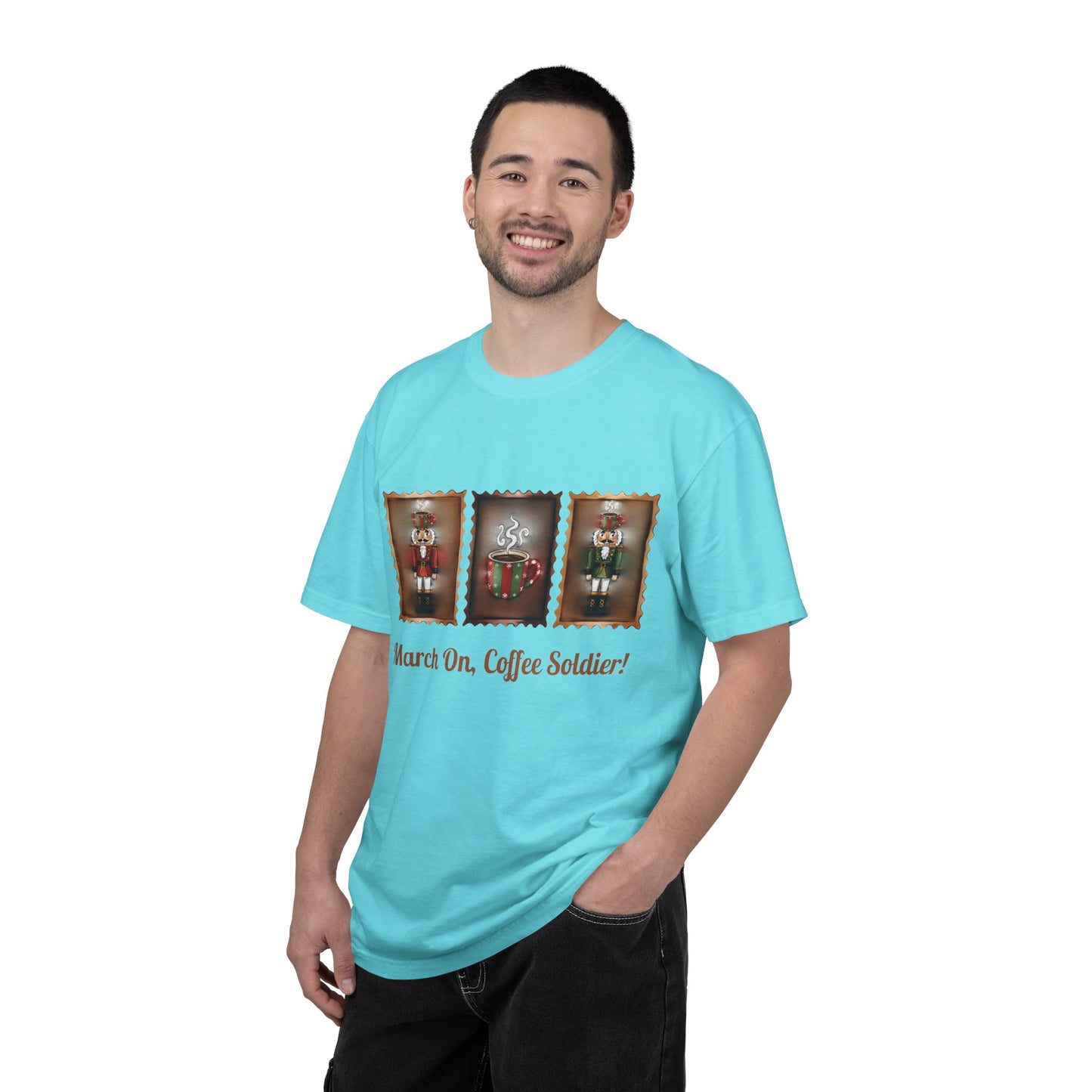 March On Coffee Soldier! T-shirt | Nutcracker Coffee Soldier Illustration