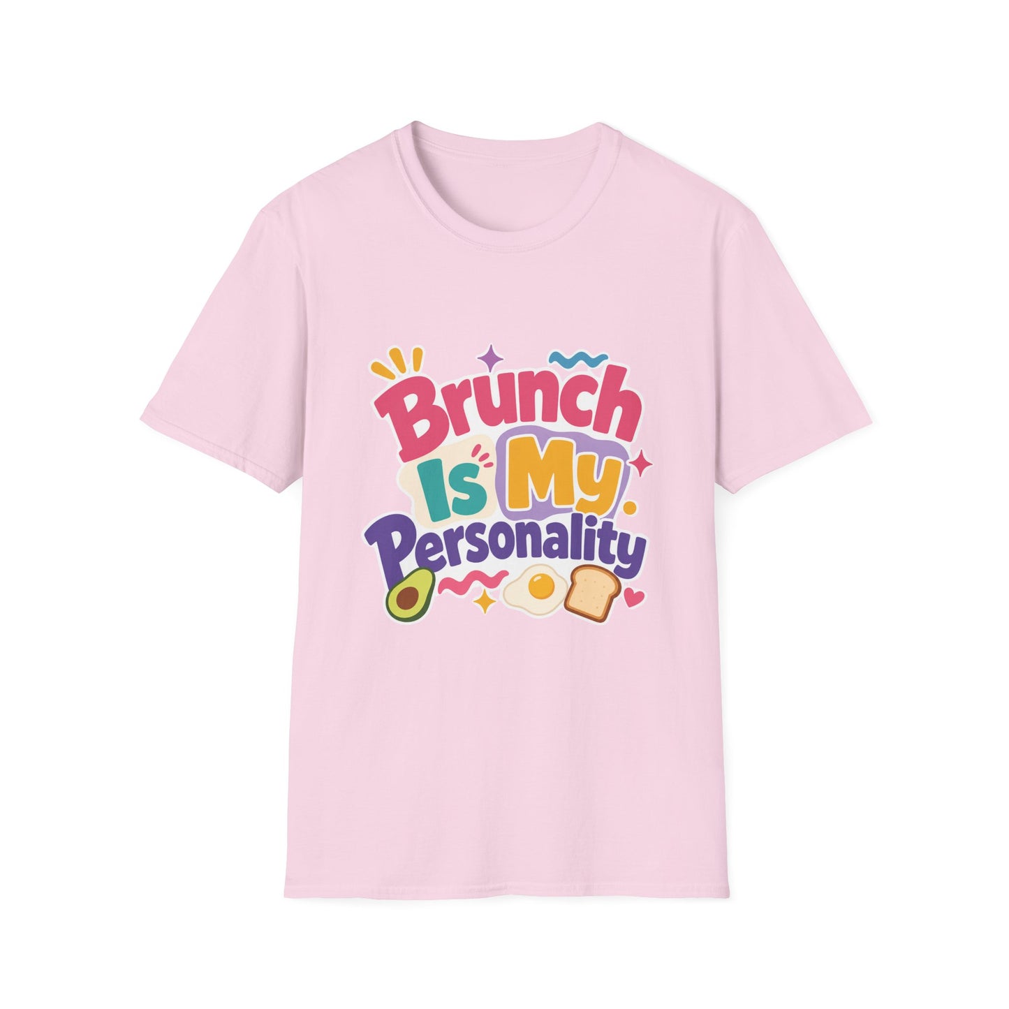 Brunch Is My Personality T-Shirt | Avocado Toast Graphic Tee