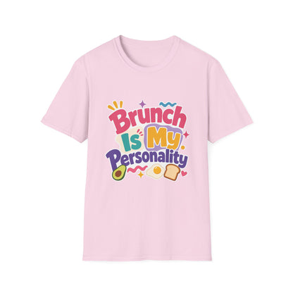 Brunch Is My Personality T-Shirt | Avocado Toast Graphic Tee