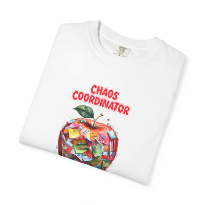 Chaos Coordinator T-Shirt | Fun Teacher Tee, Back to School, Motivational Apparel, Unisex Graphic Shirt, Funny Work Wear, Personalization