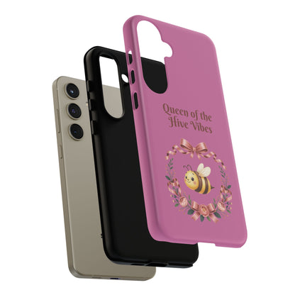 Queen of the Hive Bee Phone Case | Cute Floral Bee iPhone Case