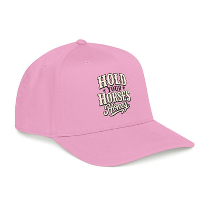 Hold Your Horses Honey Mid Profile Baseball Cap | Western Rodeo Cowboy