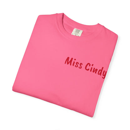 Unisex Garment-Dyed T-Shirt for Teachers - Miss Cindy, Chaos Coordinator Design, Perfect for Back to School, Appreciation Gifts, [...]