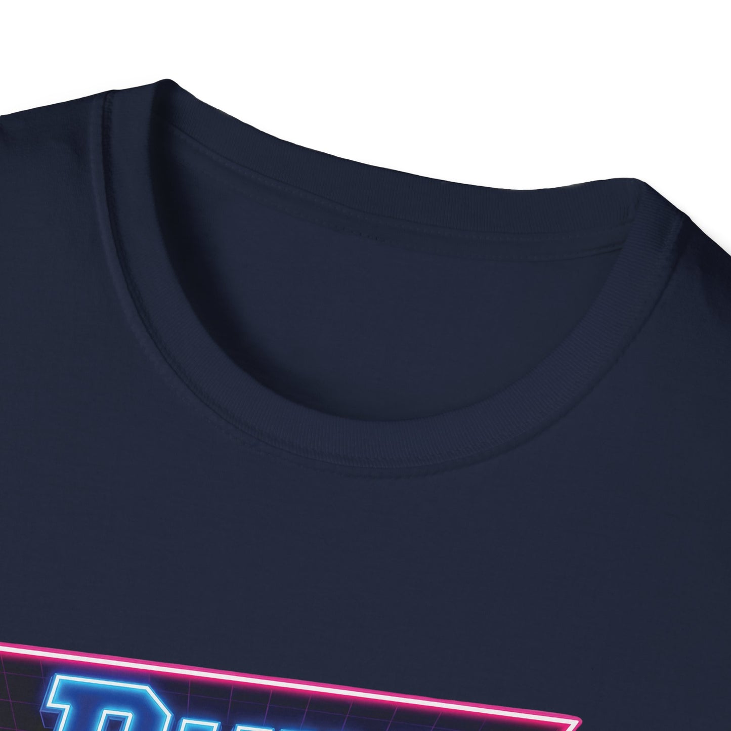 Built Different Raised Offline T-Shirt | Retro 80s Neon Graphic Tee