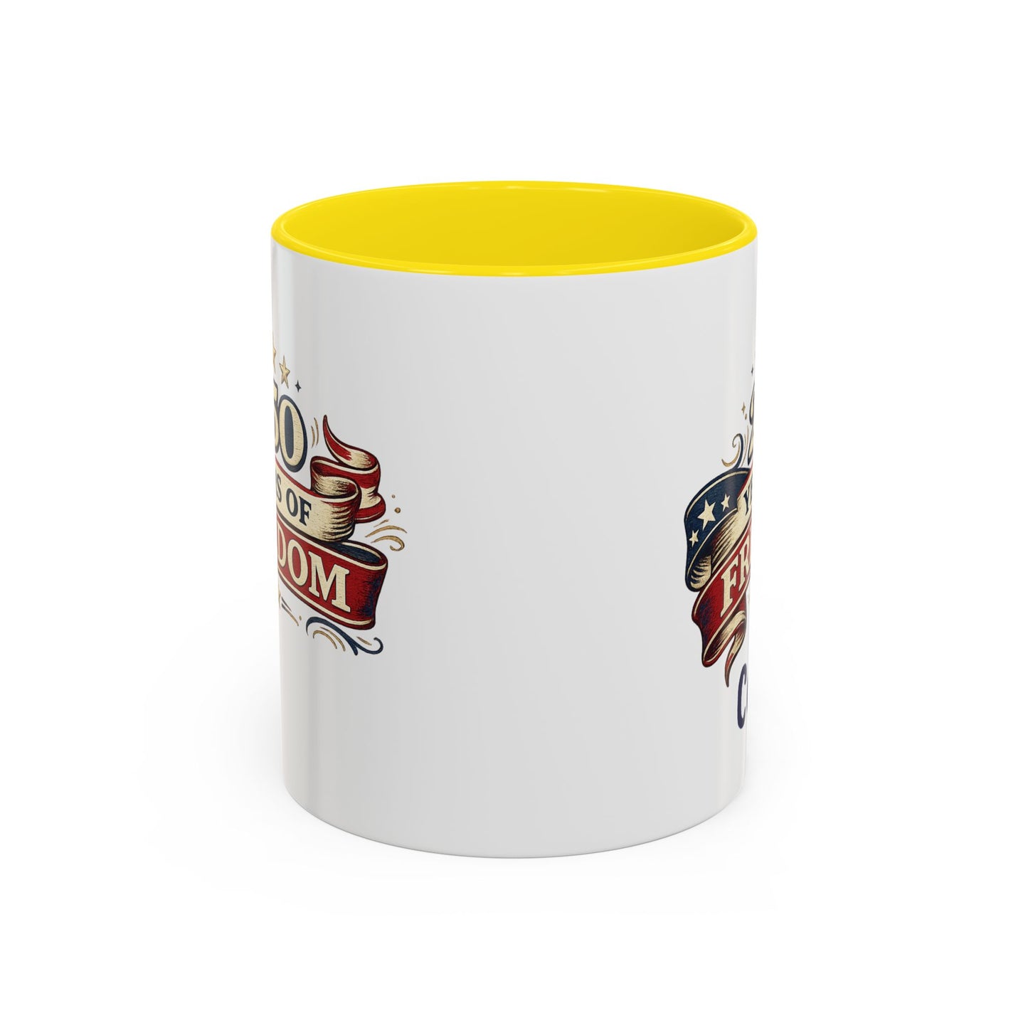 250 Years of Freedom Coffee Mug | Personalized Name - America 250th Anniversary, Semiquincentennial, Patriotic Gift, Heritage Celebration