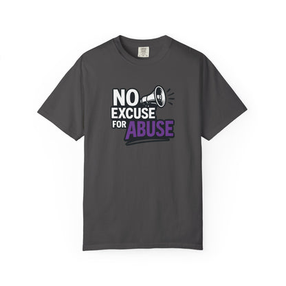 Empowering Unisex T-Shirt: No Excuse for Abuse, Awareness Shirt, Activism Tee, Gift for Supporters, Comfort Wear