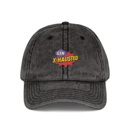 Vintage Embroidered Cap - Trendy Hat for Gen X, Funny Gift, Casual Wear, Retro Style, Birthday Gift, Summer Accessory