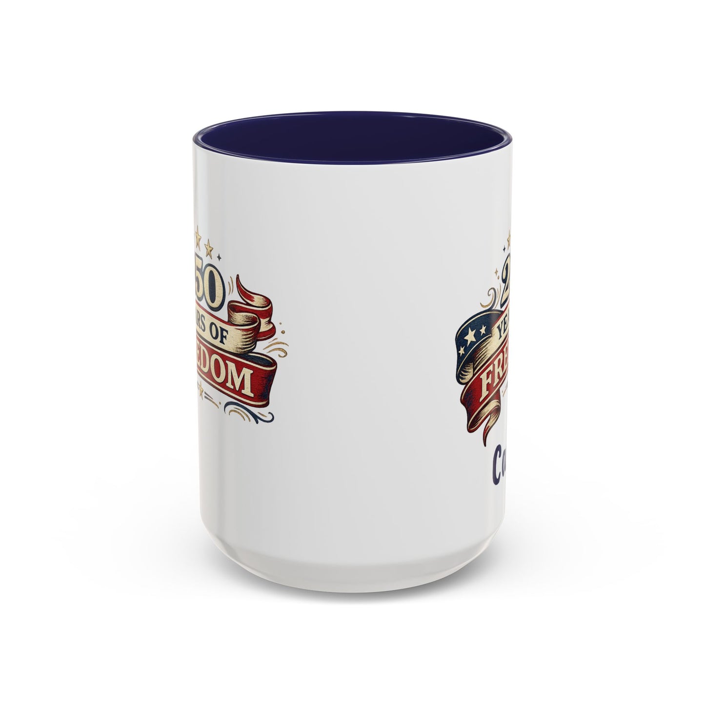 250 Years of Freedom Coffee Mug | Personalized Name - America 250th Anniversary, Semiquincentennial, Patriotic Gift, Heritage Celebration