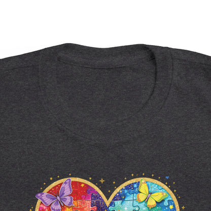 Autism Puzzle Heart Toddler Tee | Accept Understand Love