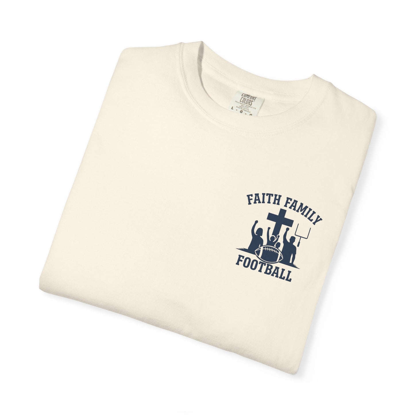 Faith Family Football Unisex Garment-Dyed T-Shirt, Casual Sportswear, Gift for Sports Lovers, Everyday Comfort Tee, Team Spirit [...]