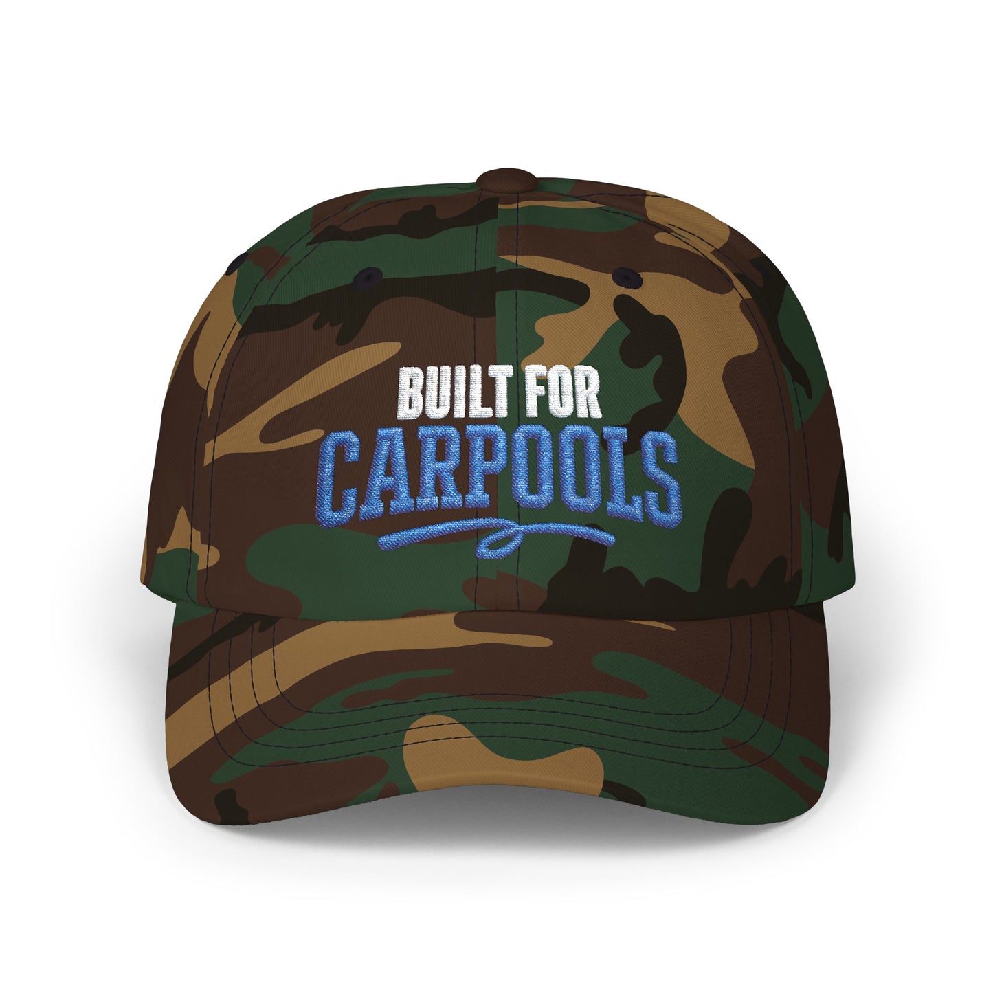 Built for Carpools Dad Cap | Embroidered Carpool Baseball Hat
