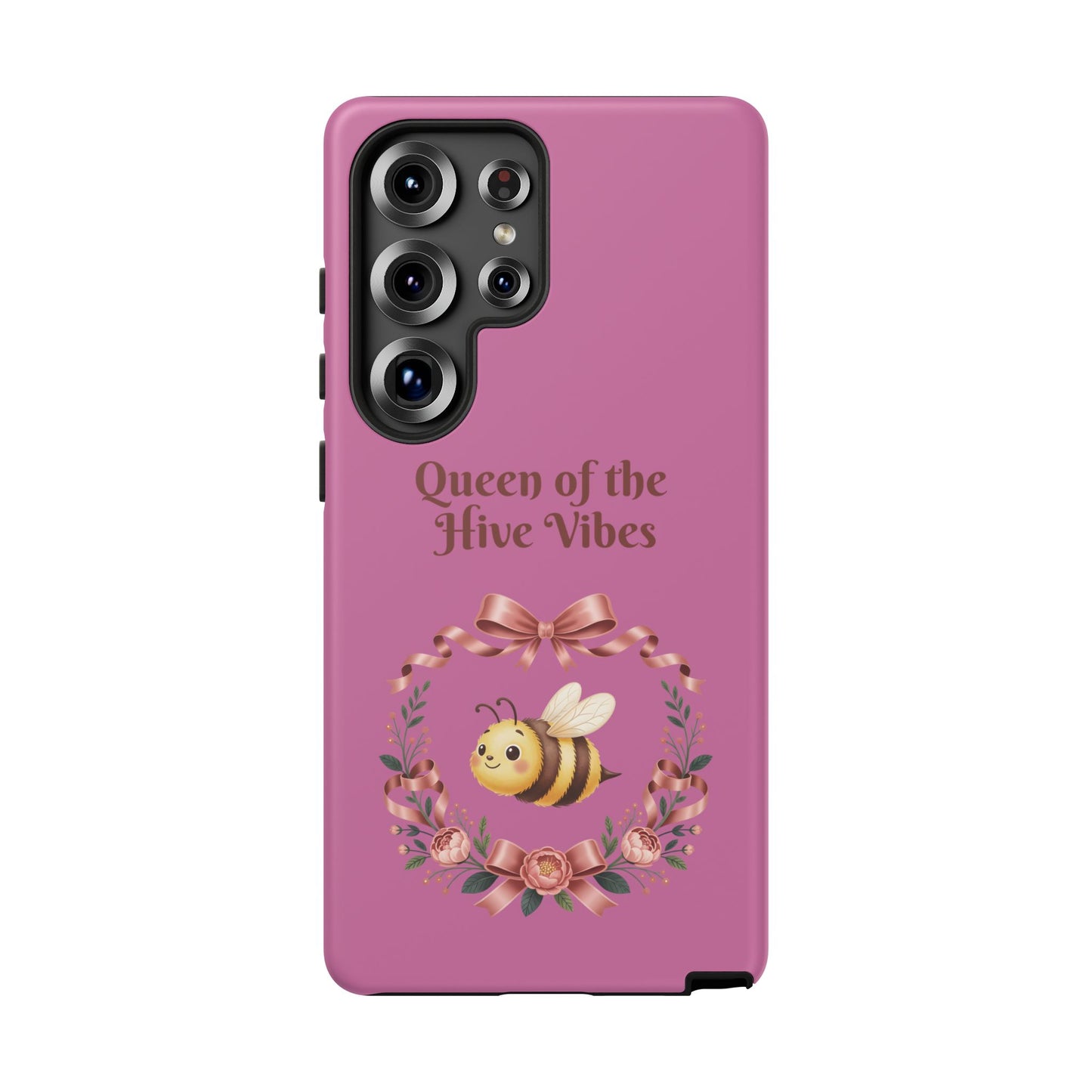 Queen of the Hive Bee Phone Case | Cute Floral Bee iPhone Case
