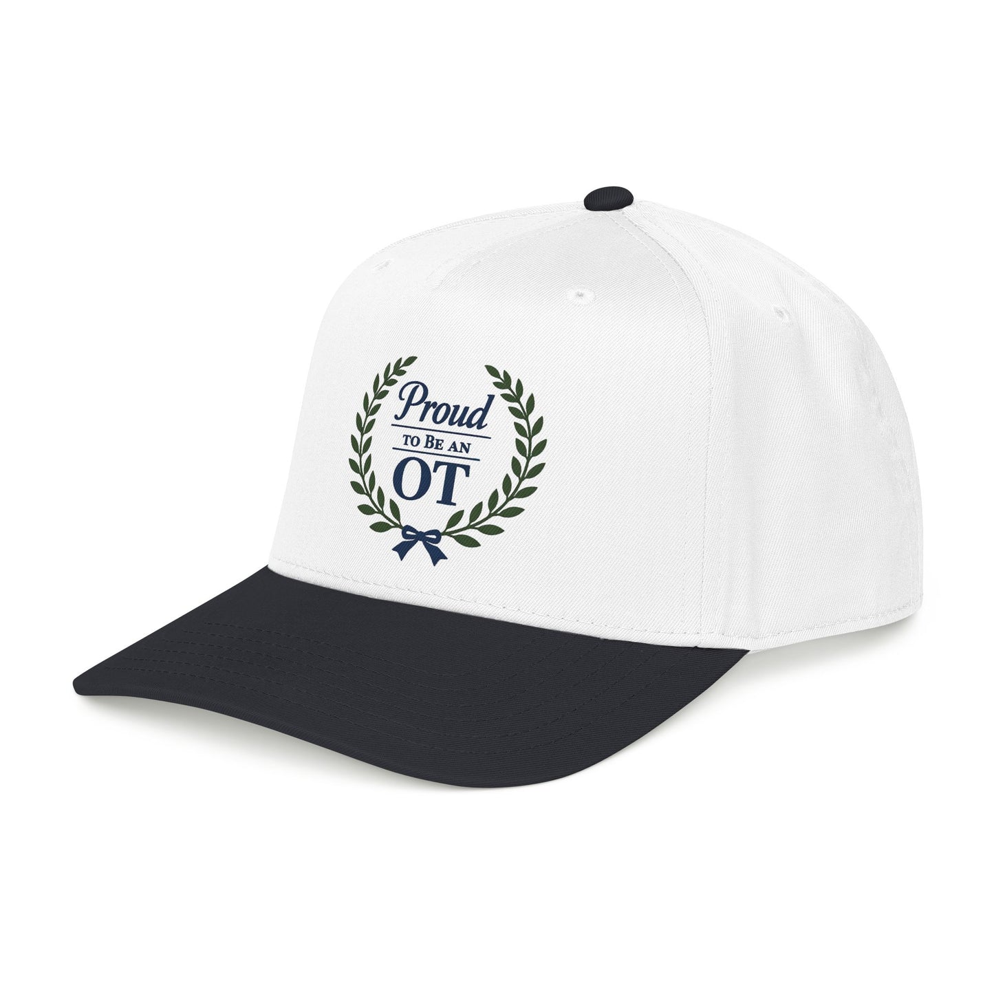 Proud to Be an OT Baseball Cap | Occupational Therapist Hat, Laurel Wreath