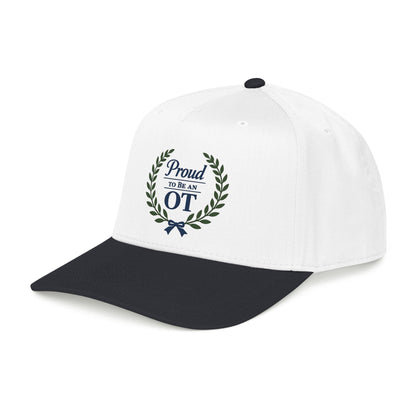 Proud to Be an OT Baseball Cap | Occupational Therapist Hat, Laurel Wreath