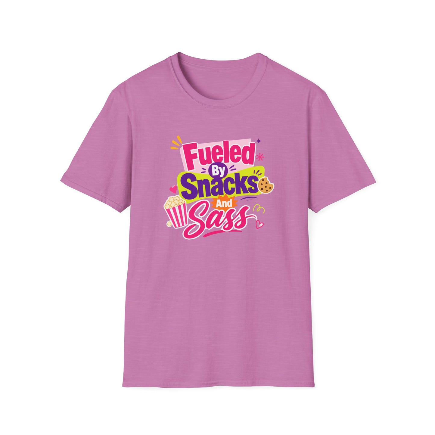 Fueled by Snacks and Sass T-Shirt | Snack Quote Tee