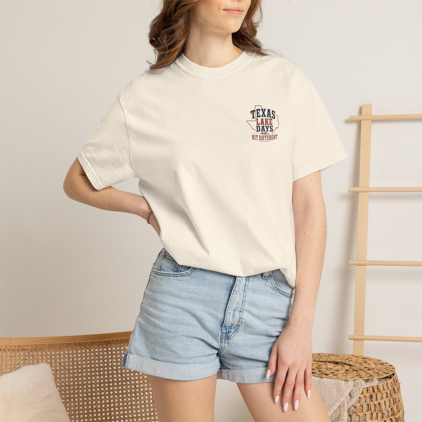 Texas Lake Days Hit Different T-shirt | State Outline Lake Life