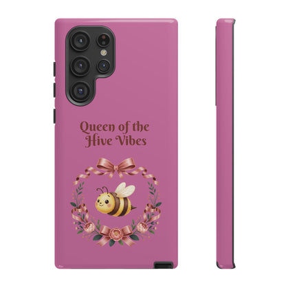 Queen of the Hive Bee Phone Case | Cute Floral Bee iPhone Case