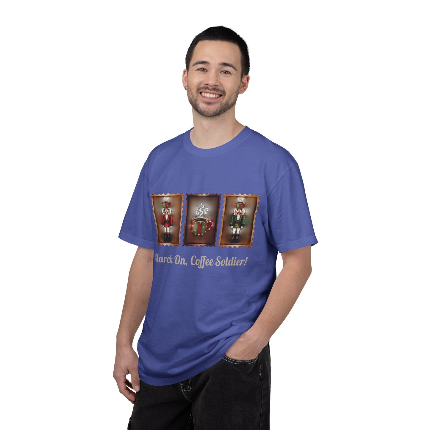 March On Coffee Soldier! T-shirt | Nutcracker Coffee Soldier Illustration