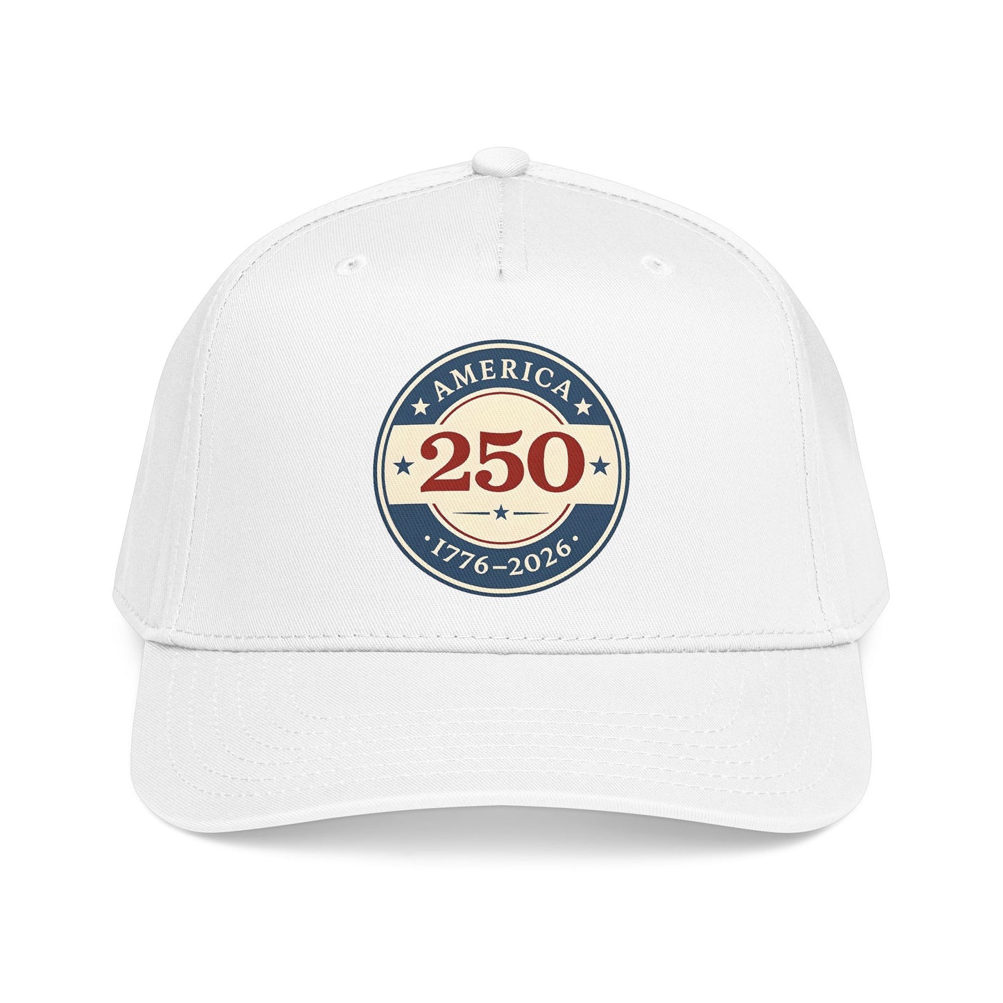 America 250 1776-2026 Patch Mid Profile Baseball Cap | 250th Anniversary Celebration