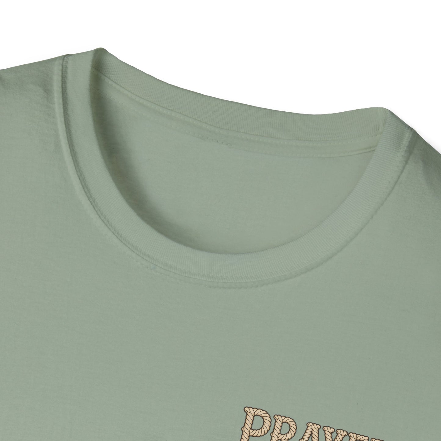 Prayed Up & Steady T-Shirt | Faith Scripture Cross Christian Tee