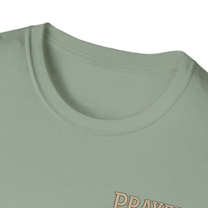 Prayed Up & Steady T-Shirt | Faith Scripture Cross Christian Tee