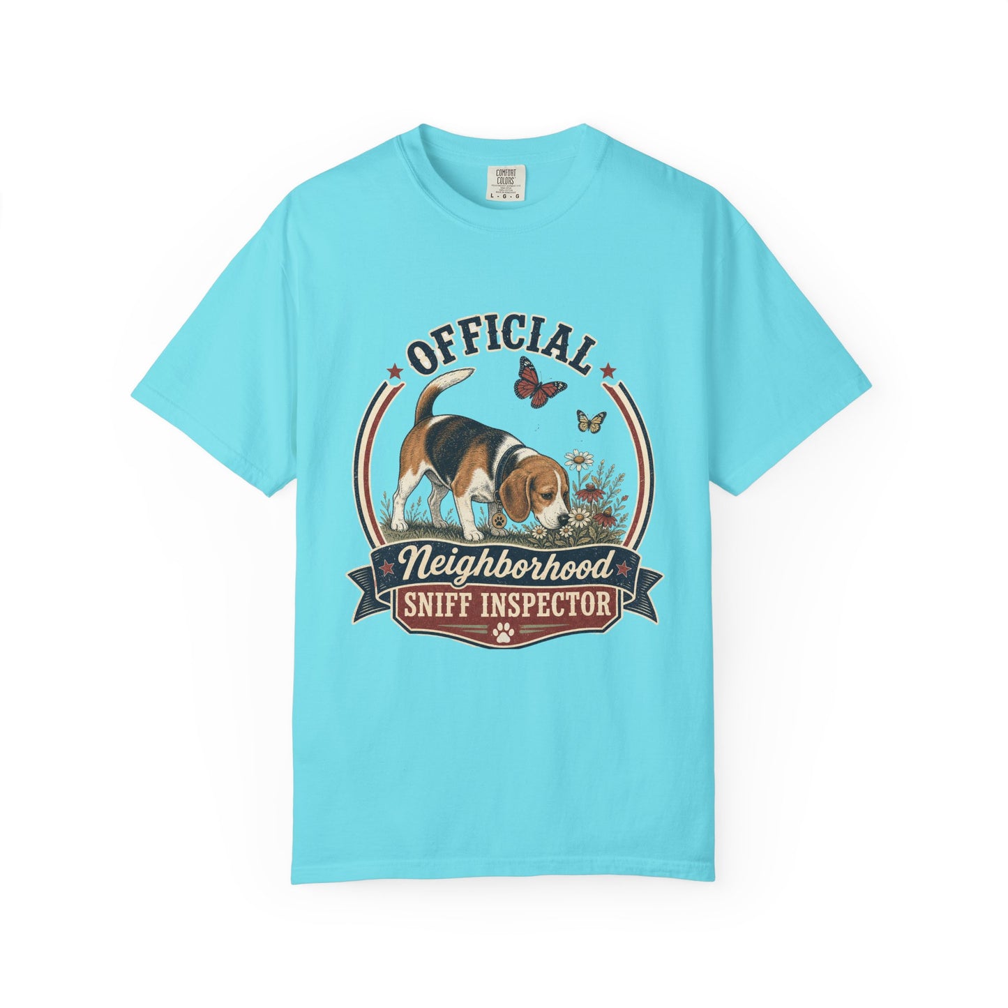 Official Neighborhood Sniff Inspector Beagle T-Shirt | Dog Lover Tee