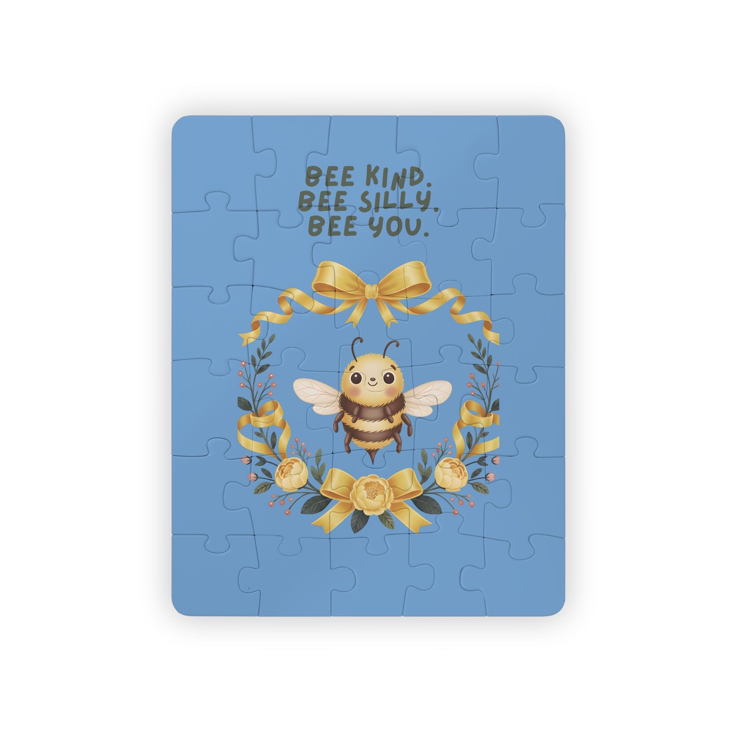 Bee Kind Bee Silly Bee You Kids Puzzle | 30-Piece Wooden Jigsaw
