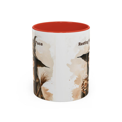 Resting Witch Face Coffee Mug - Halloween Mug, Funny Mug, Witch Mug, Halloween Gift, Coffee Lover Gift