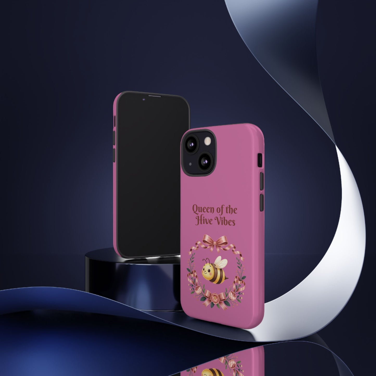 Queen of the Hive Bee Phone Case | Cute Floral Bee iPhone Case