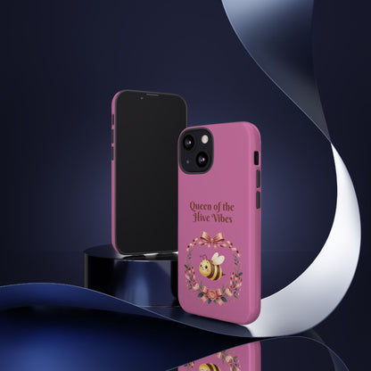 Queen of the Hive Bee Phone Case | Cute Floral Bee iPhone Case