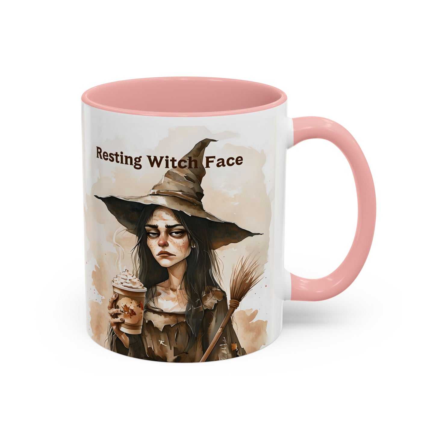 Resting Witch Face Coffee Mug - Halloween Mug, Funny Mug, Witch Mug, Halloween Gift, Coffee Lover Gift
