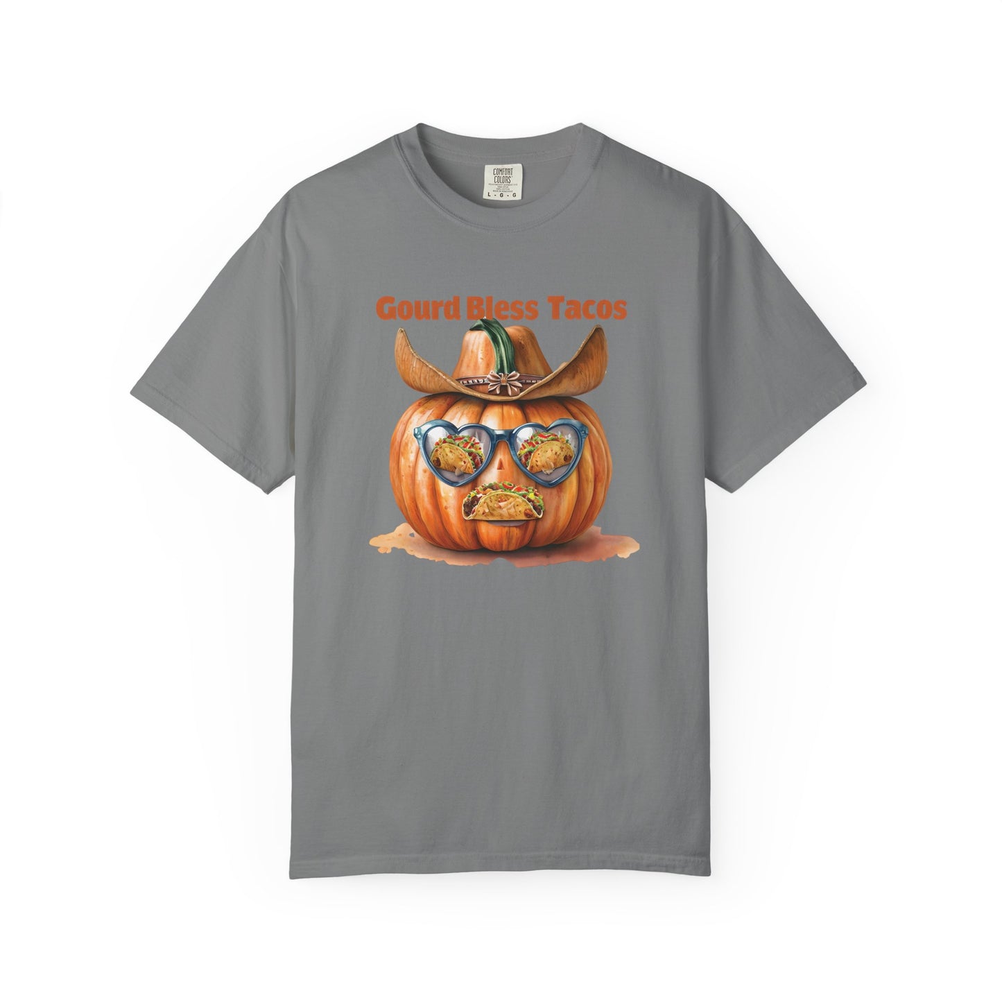 Funny Halloween T-Shirt, Gourd Bless Tacos Tee, Unisex Graphic Tee, Taco Lover Shirt, Fall Festival Apparel, Cute Pumpkin Shirt
