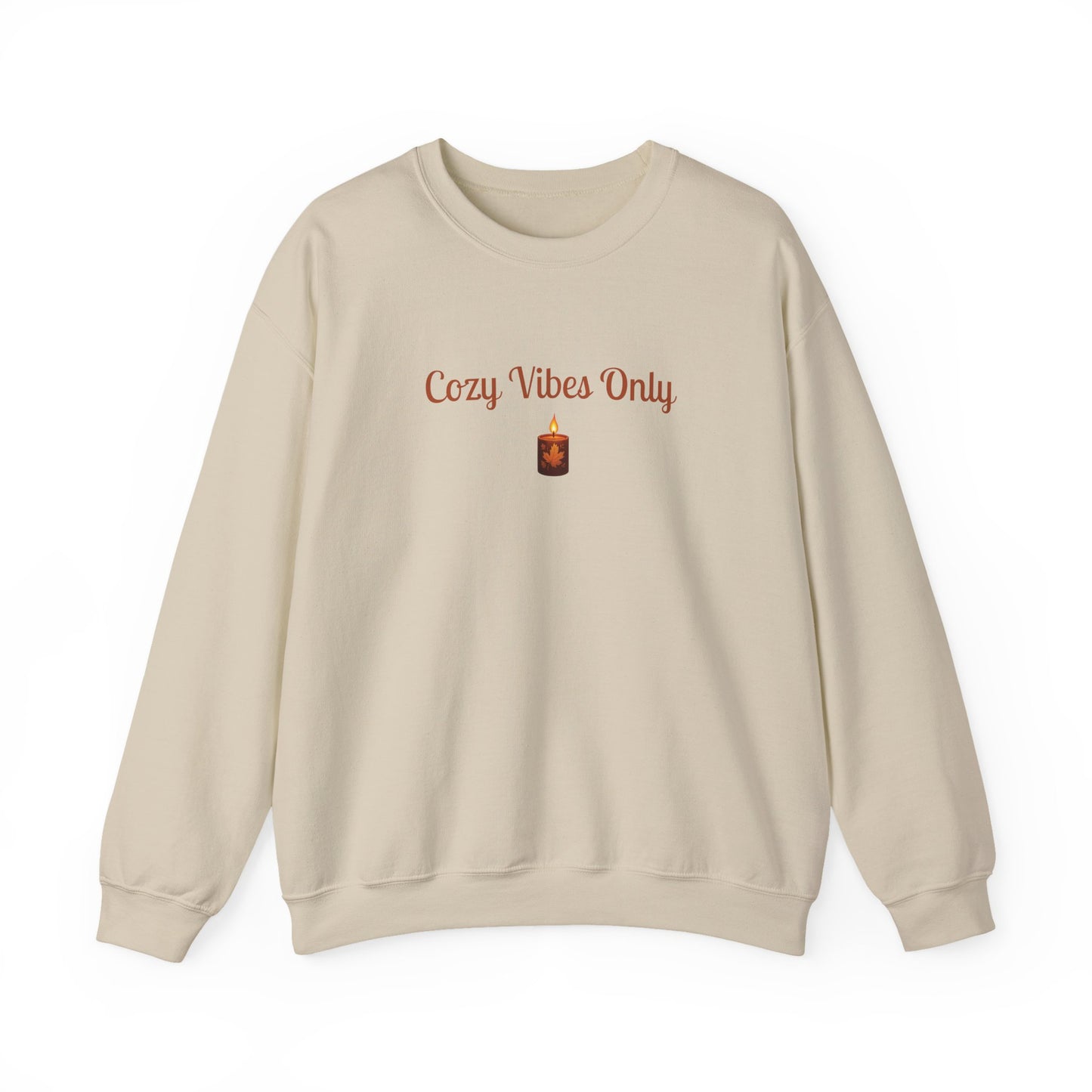 Cozy Vibes Only Sweatshirt, Unisex Crewneck, Casual Wear, Fall Fashion, Gift for Her, Cozy Apparel, Warm Layering