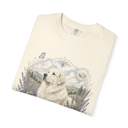 Great Pyrenees Guardian of My Heart T-Shirt | Mountain Dog Illustration