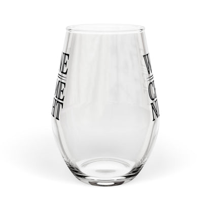 Wine & Crime Night Stemless Wine Glass | 11.75oz
