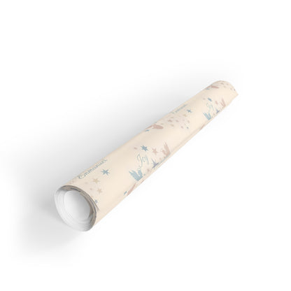 Nativity Scene Pattern Wrapping Paper Roll | Religious Christmas Gift Wrap