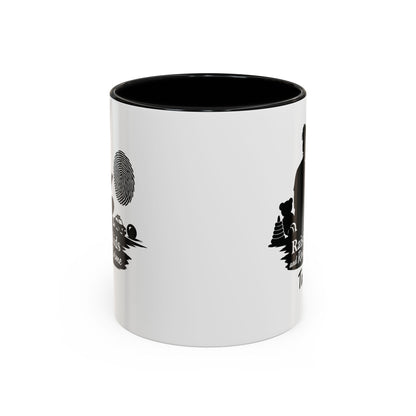 Raising Kids and Reading Crime Mug | Accent Coffee Mug