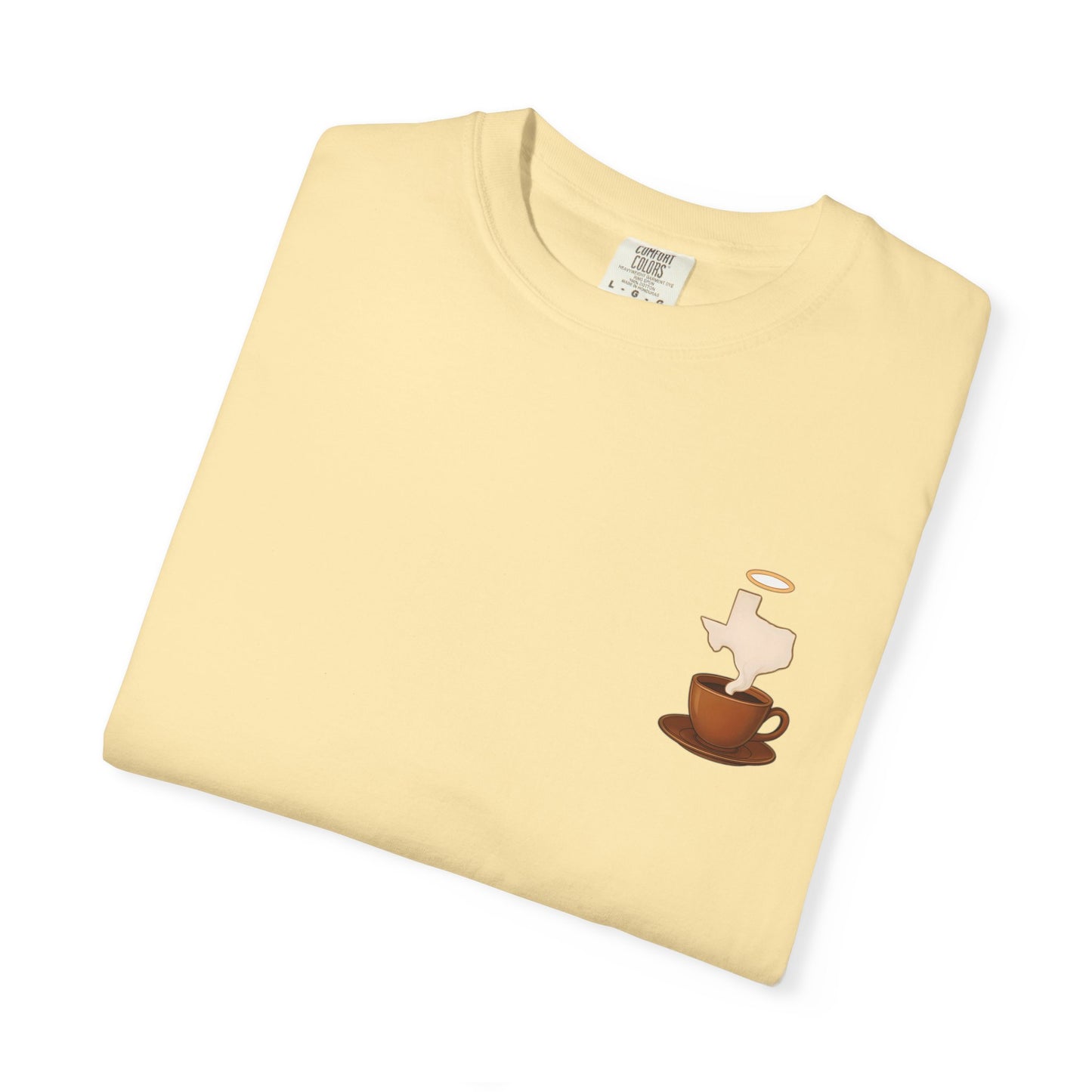 Blessings Brewed T-Shirt, Faith-Inspired Tee, Coffee Lover Gift, Texas Pride Apparel, Unisex Casual Wear