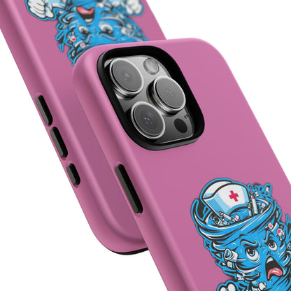 Chaos Coordinator Phone Case, Fun Nurse Gift, Tough Cases for Healthcare Heroes, Unique Cell Phone Cover, Funny Medical Humor/ Pink