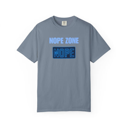 Nope Zone Humor Gen X T-shirt, Unisex Tee, Vintage Graphic Tee, Funny Shirt, Sarcastic Tee, Retro Gift