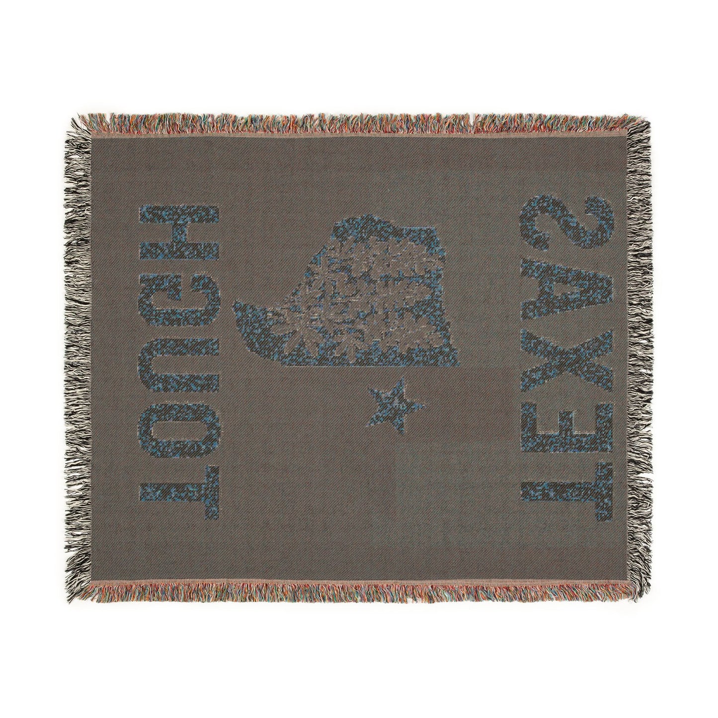 Texas Tough Woven Blanket, Cozy Home Decor, Southwestern Style Throw for Any Occasion, Great Gift for Texans, Picnic Essential