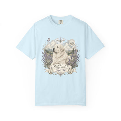 Great Pyrenees Guardian of My Heart T-Shirt | Mountain Dog Illustration