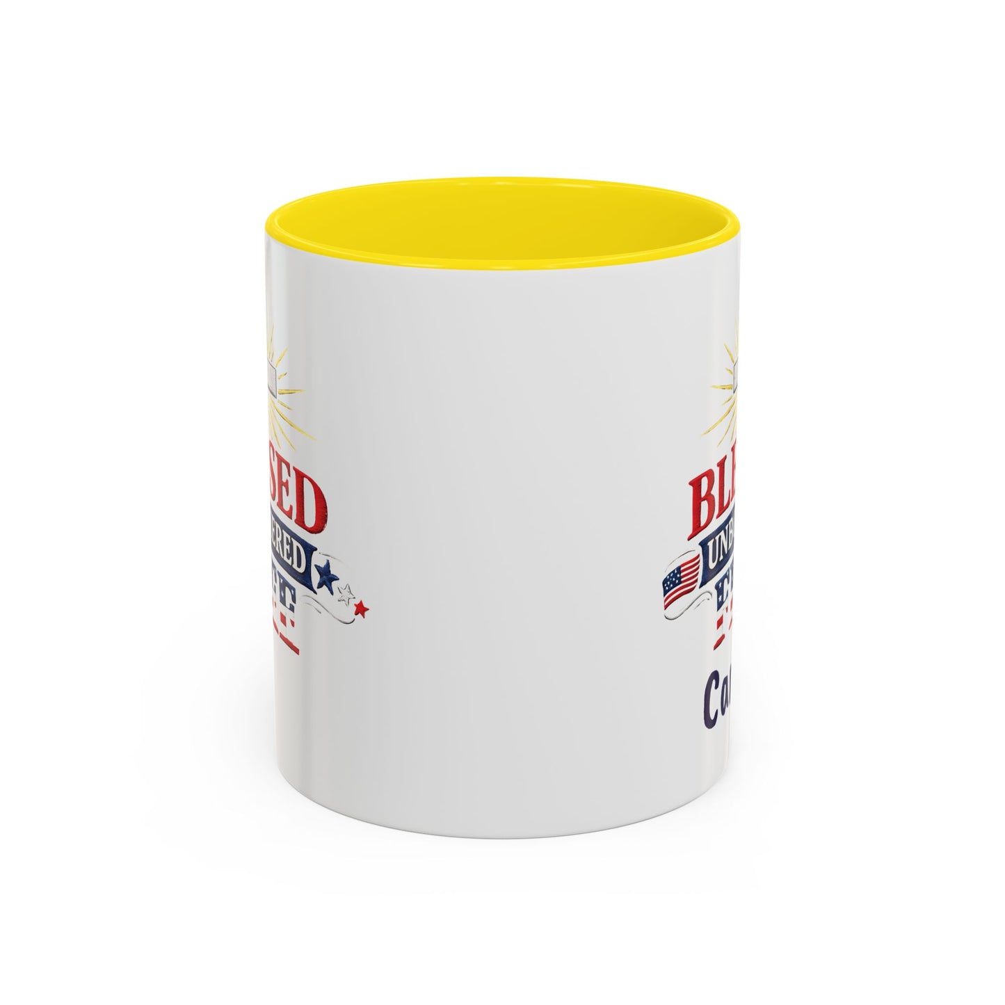 Blessed Unbothered Free, Coffee Mug | Accent Coffee Mug