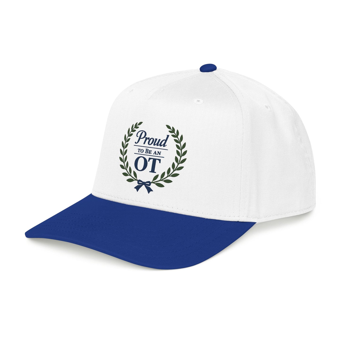 Proud to Be an OT Baseball Cap | Occupational Therapist Hat, Laurel Wreath