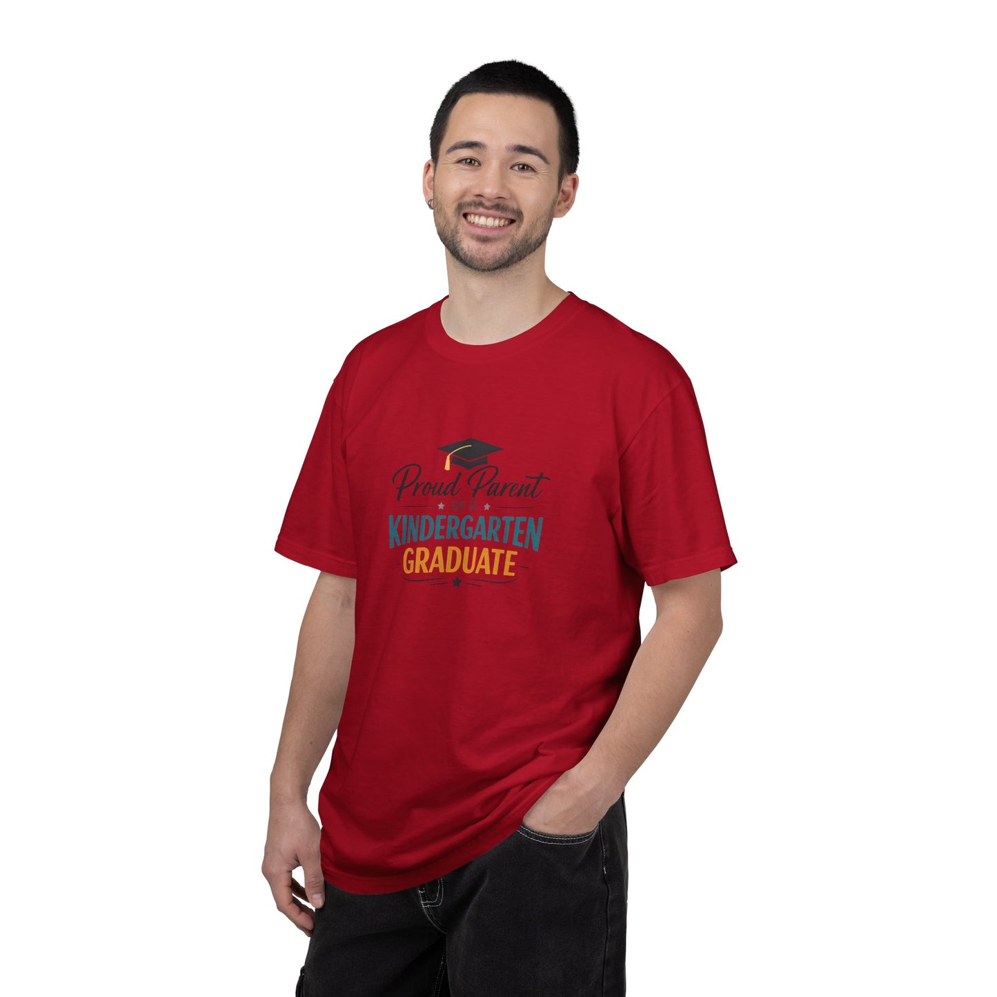 Proud Parent of a Kindergarten Graduate T-Shirt | Graduation Cap Design