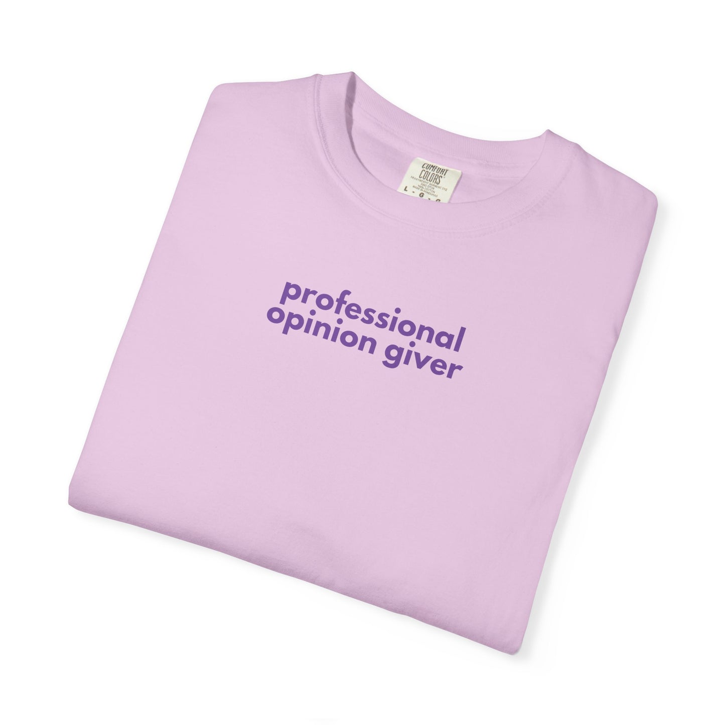 Professional Opinion Giver T-Shirt, Casual Tee, Unisex Top, Gift for Friends, Fun Tee, Everyday Wear, Humorous Apparel